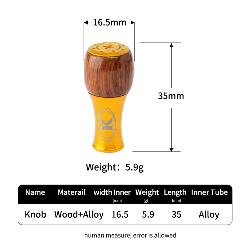 Umi 1pc Fishing Reel Wood Knob – Trolling Reel recenzja i cena