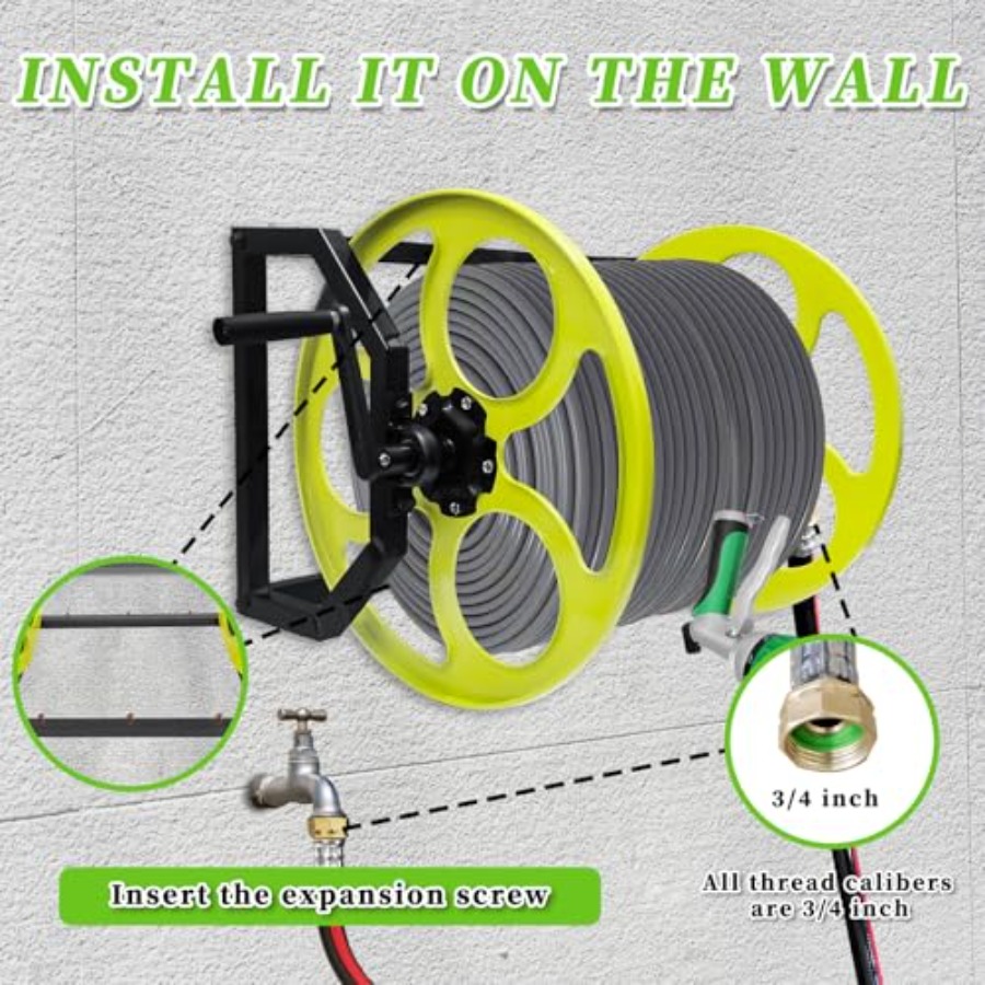 Heavy Duty Garden Hose Reel wi – Reel Handle recenzja i cena