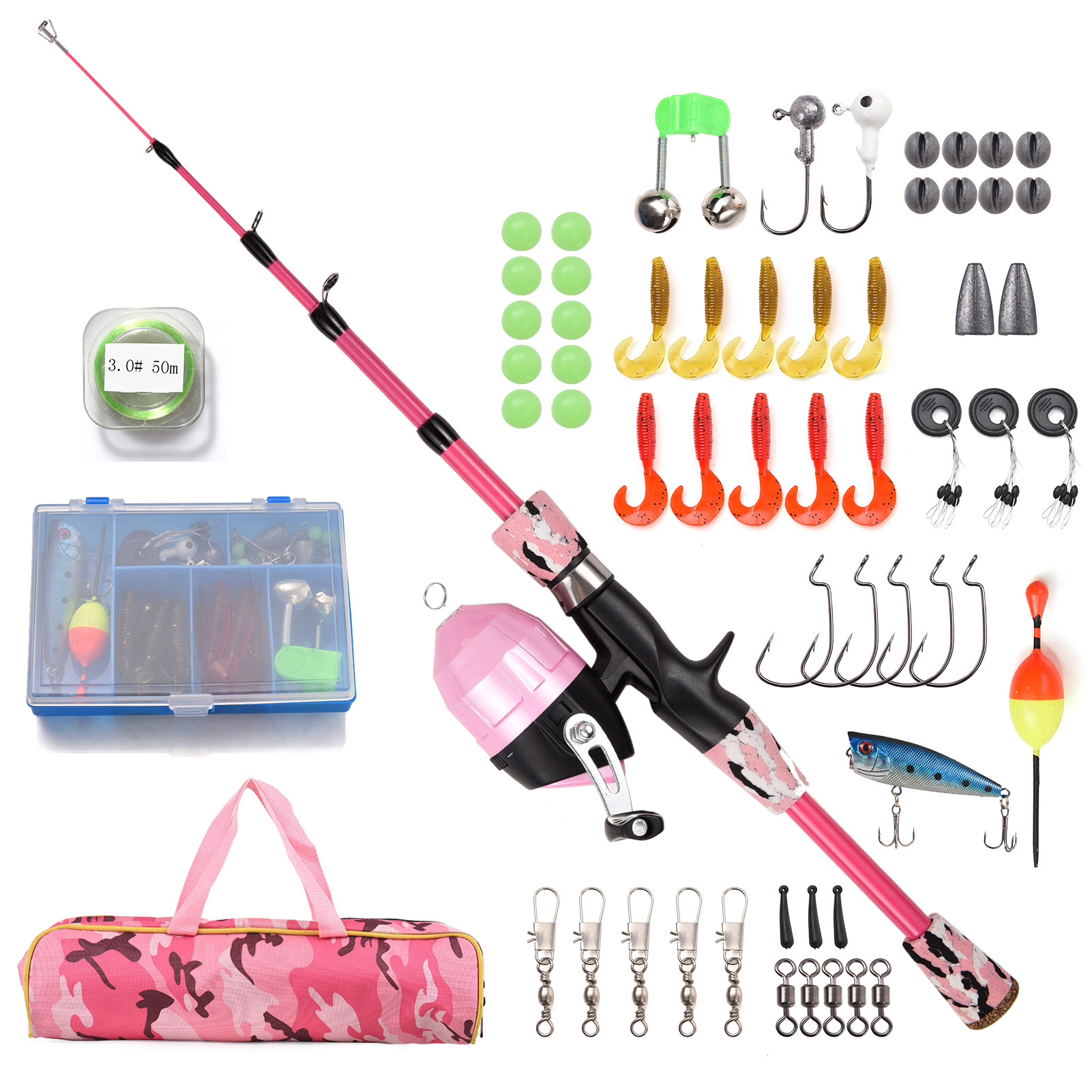 Kids Fishing Rod and Reel Comb – Spincast Reel recenzja i cena