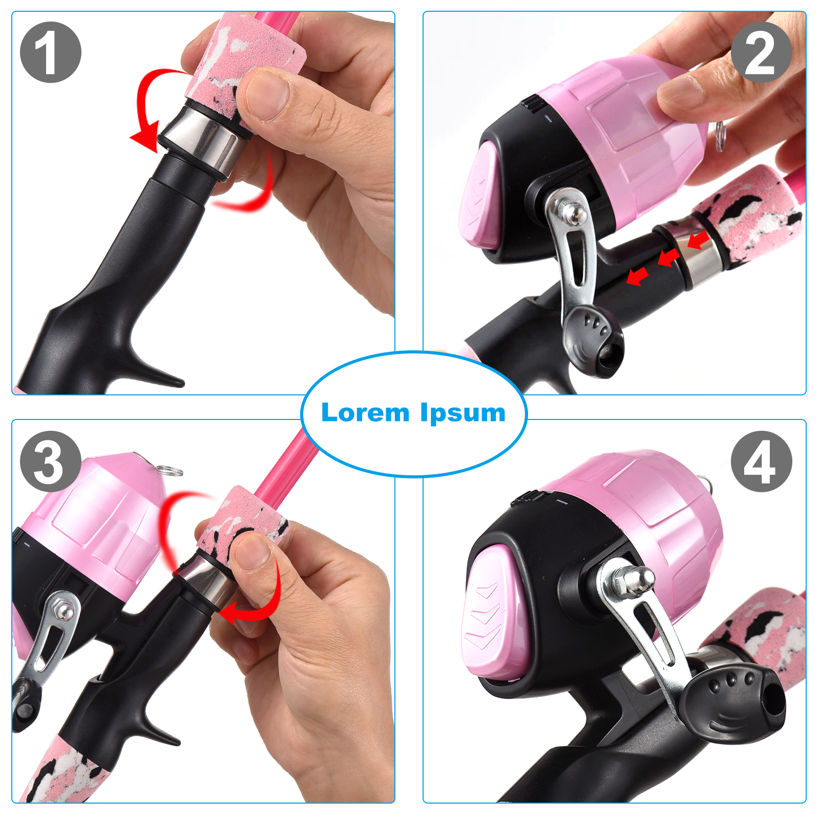 Kids Fishing Rod and Reel Comb – Spincast Reel recenzja i cena