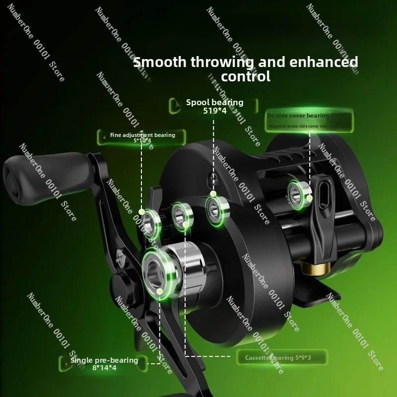 Electronic Magnetic Brake Fish – Baitcasting Reel recenzja i cena