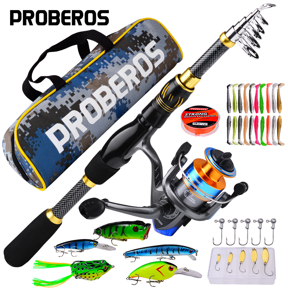 PROBEROS 1.5m-2.4m Fishing Rod – Spincast Reel recenzja i cena
