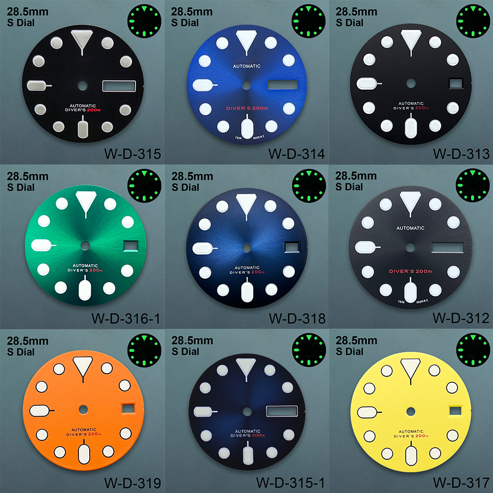 28.5mm S Logo Dial Fit NH35/NH – Reel Case recenzja i cena