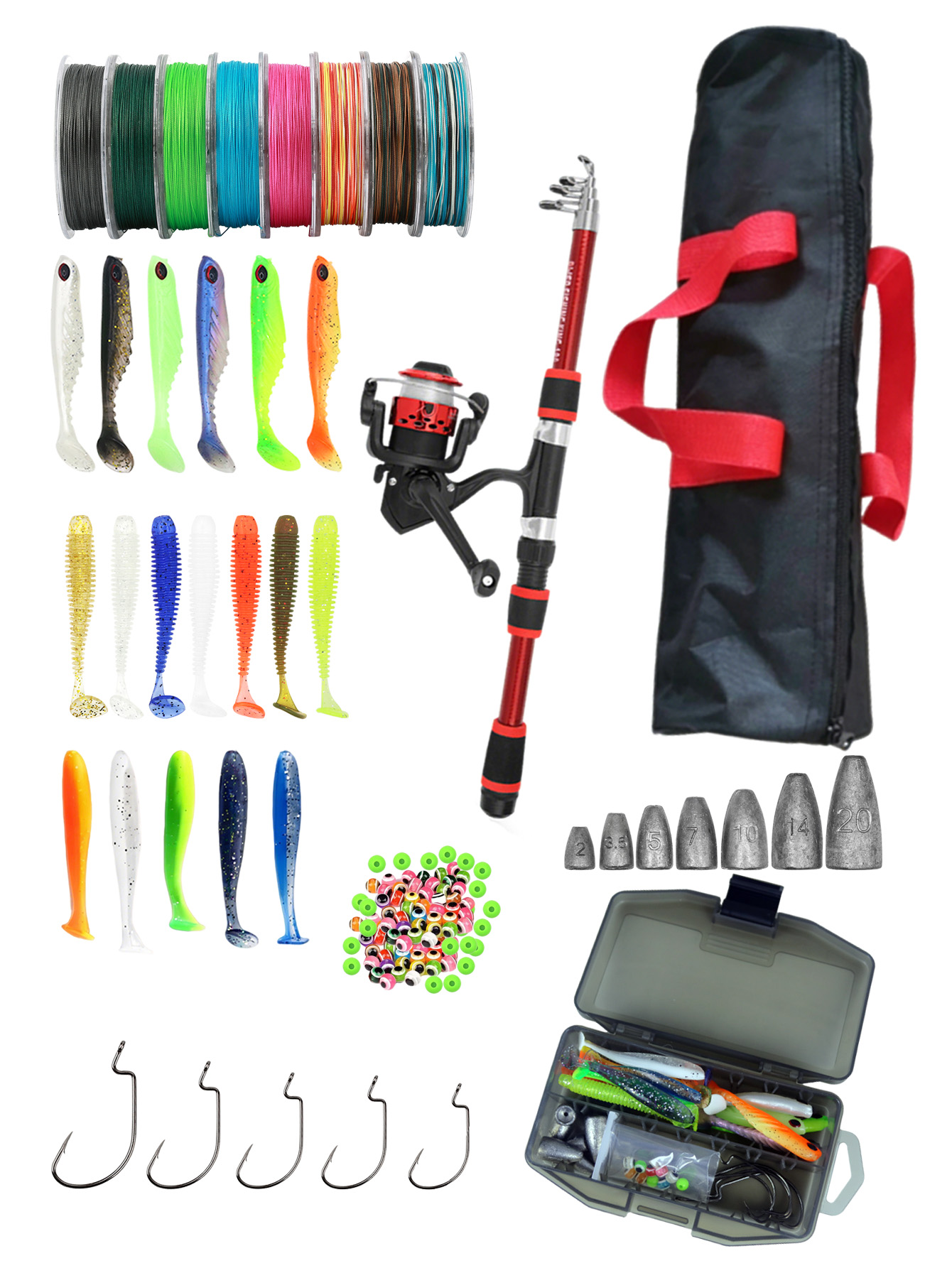Fishing Rod Reel Combos Collap – Spincast Reel recenzja i cena