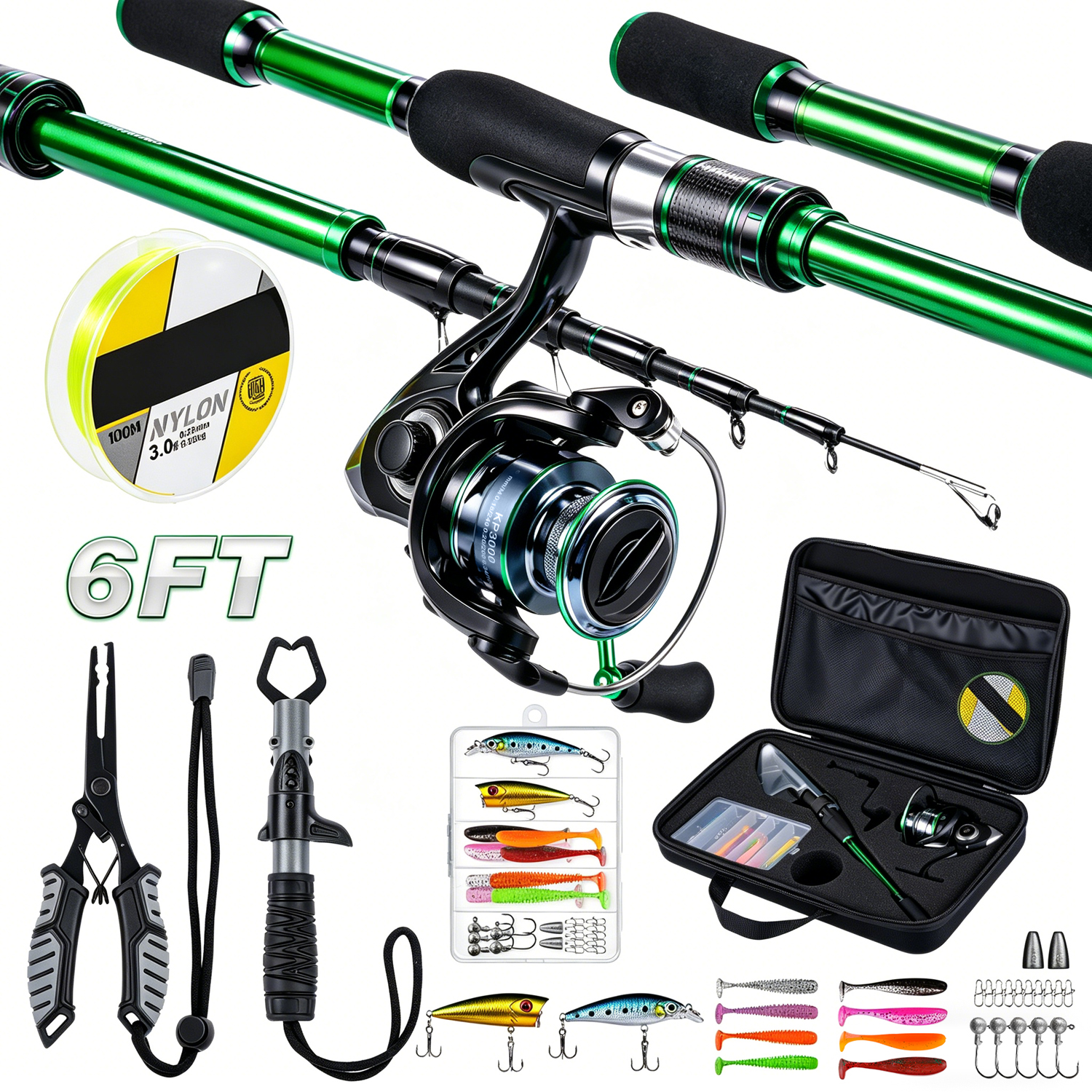 Graphite Telescopic Fishing Ro – Reel Bag recenzja i cena