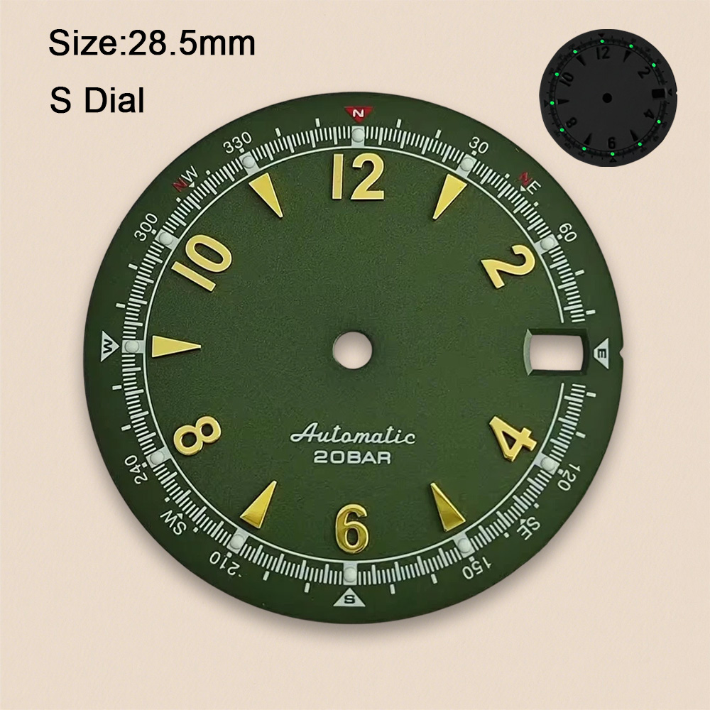 Nh35 Dial S Logo 28.5mm Retro  – Reel Case recenzja i cena