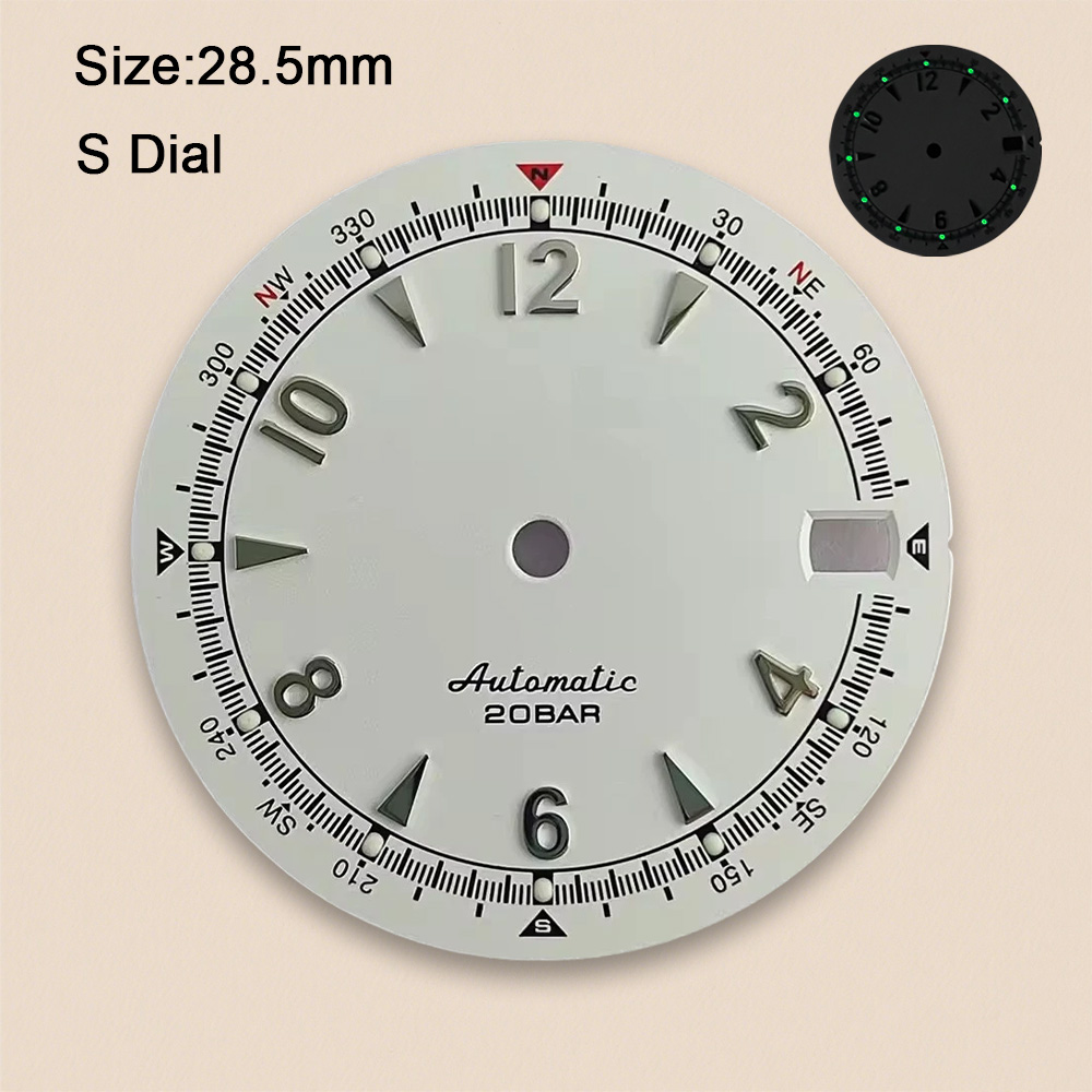 Nh35 Dial S Logo 28.5mm Retro  – Reel Case recenzja i cena